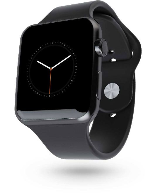 Black Smart Watch overview_watch_flux